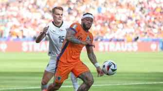 2024年06月26日 奥地利三度领先3-2荷兰力压法荷头名出线 荷兰4分小组第三晋级
