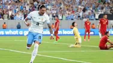 2024年06月28日 美洲杯-乌拉圭5-0玻利维亚两连胜居榜首 M-阿劳霍努涅斯连场破门